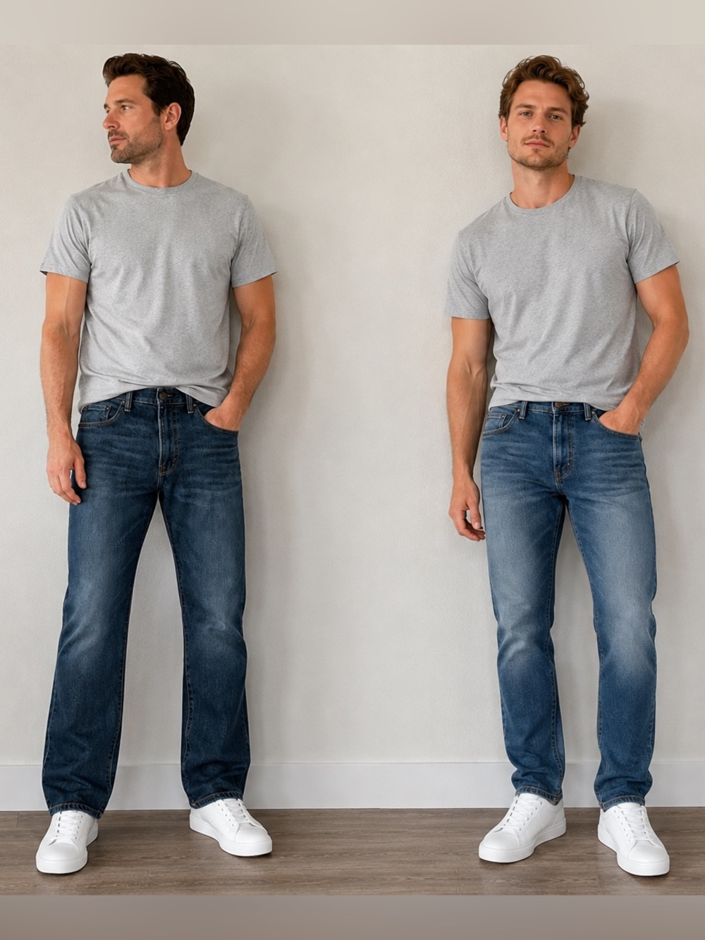 GAP Men's Classic Straight-Leg Jeans in Blue Sz W 33 L 30